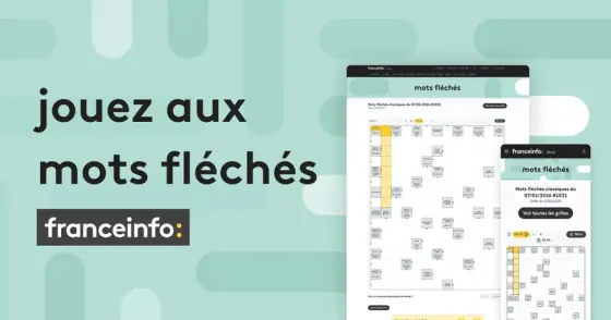 Jouer à Mots Fléchés Franceinfo - Jeu du Jour Gratuit